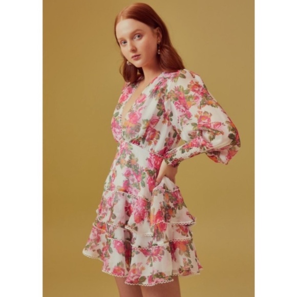 keepsake chiffon dress KEEPSAKE THE LABEL Oblivion Floral Fit & Flare Mini Tired Ruffle Chiffon  Dress​​ is available for purchase on au PAY Market - Imported Goods Online  Store Co.Ltd